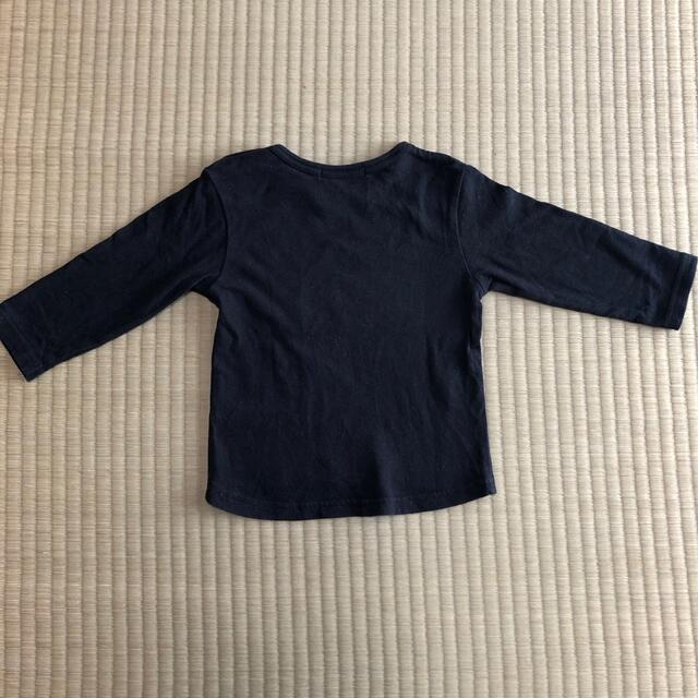 長袖Tシャツ　3枚　サイズ90 キッズ/ベビー/マタニティのキッズ服男の子用(90cm~)(Tシャツ/カットソー)の商品写真