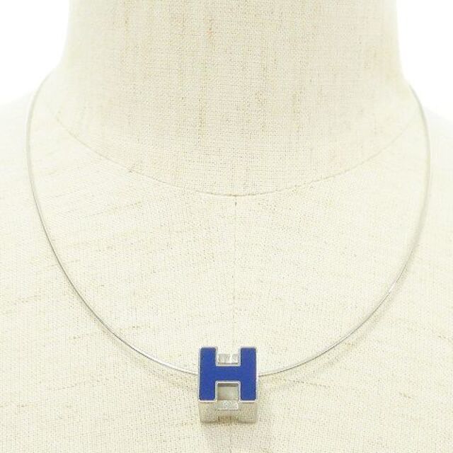 Hermes - エルメス 美品 カージュドアッシュ Hキューブ ネックレス