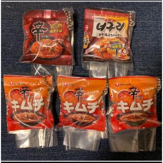 バンダイ(BANDAI)の農心 袋麺ミニチュアチャーム コレクション 辛ラーメン　ガチャ(その他)