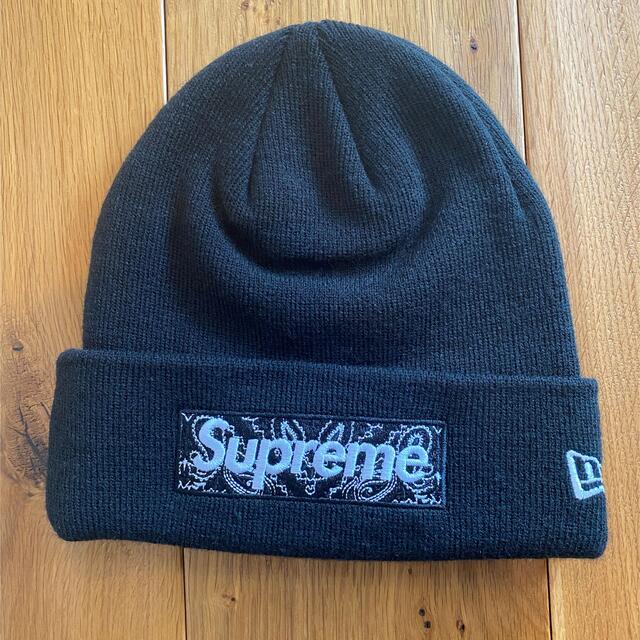 Supreme(シュプリーム)のSupreme New Era® Box Logo Beanie "Black" メンズの帽子(ニット帽/ビーニー)の商品写真