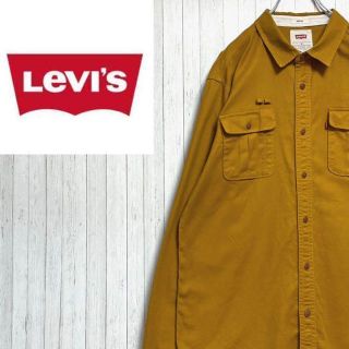 リーバイス(Levi's)のリーバイス　長袖コットンシャツ　ダブルポケット　レッドタブ　M.(シャツ)