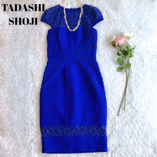 在庫一掃】 TADASHI SHOJI - タダシショージ 刺繍 レース ワンピース ...