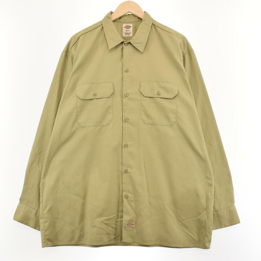 ディッキーズ Dickies 長袖 ワークシャツ メンズXL /eaa287796