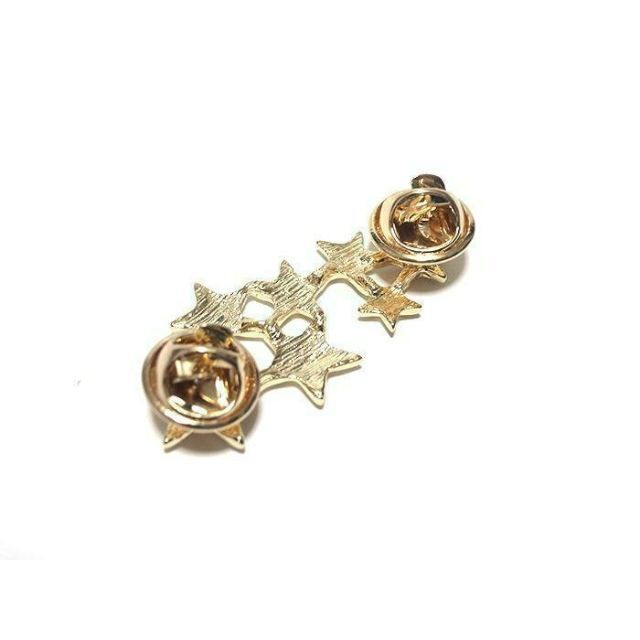 【ラペルピン★ピンズ】七つ星　スター　星　ゴールド　pin-0631 メンズのアクセサリー(その他)の商品写真