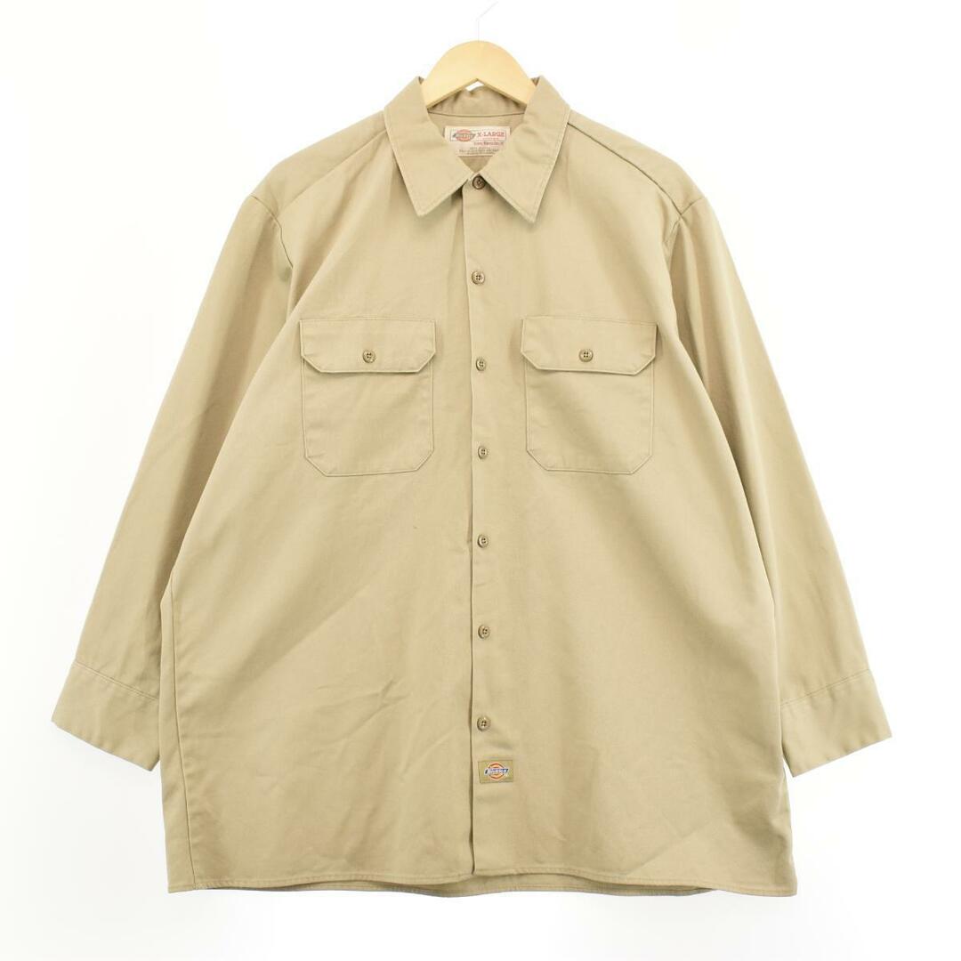 ディッキーズ Dickies 長袖 ワークシャツ メンズXL /eaa287424