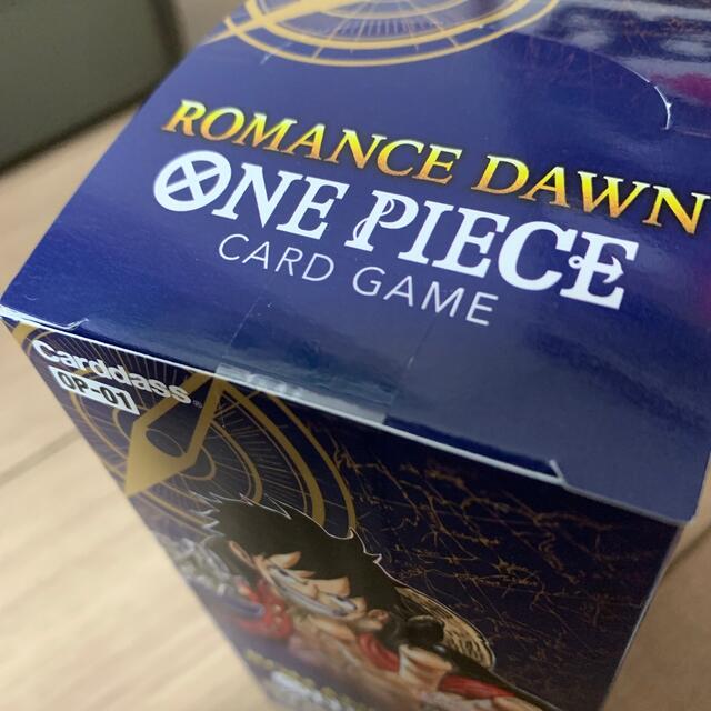 ONE PIECE(ワンピース)のワンピースカードゲーム　ROMANCE DAWN 新品未開封品＋プロモ1パック エンタメ/ホビーのトレーディングカード(Box/デッキ/パック)の商品写真