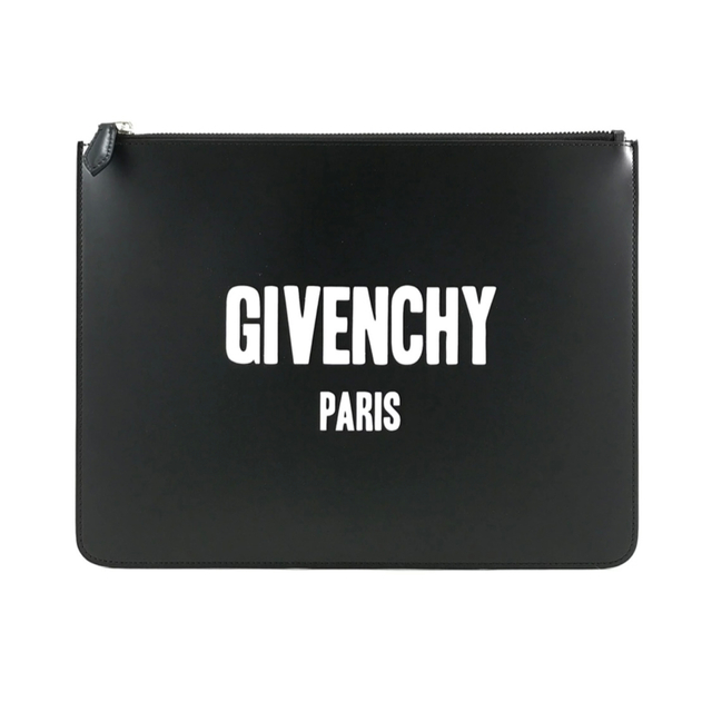 GIVENCHY(ジバンシィ)のGIVENCHY ジバンシィ★AA☆ロゴ クラッチバッグ  ブラック メンズ メンズのバッグ(セカンドバッグ/クラッチバッグ)の商品写真