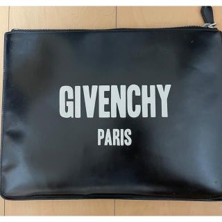 ジバンシィ(GIVENCHY)のGIVENCHY ジバンシィ★AA☆ロゴ クラッチバッグ  ブラック メンズ(セカンドバッグ/クラッチバッグ)