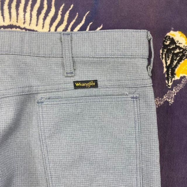 00s Wrangler ラングラー フレア ポリスラックス ドレスパンツ 黒