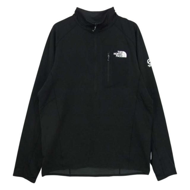 THE NORTH FACE(ザノースフェイス)のTHE NORTH FACE ノースフェイス カットソー SUMMITシリーズ Expedition Dry Dot Zip High エクスペディションドライドットジップハイ ブラック系 XL【中古】 メンズのトップス(シャツ)の商品写真