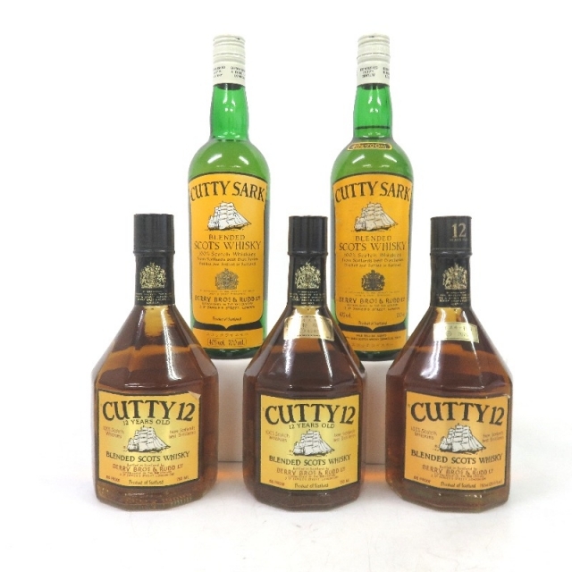 未開封★CUTTY【カティ】 5本セット 700/750ml 箱なし