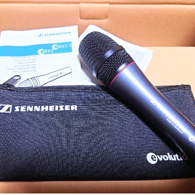 SENNHEISER(ゼンハイザー)のこもれび様専用　 コンデンサーマイクロフォン　e865 美品！ 楽器のレコーディング/PA機器(マイク)の商品写真