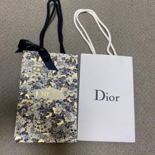 DIOR ショッパー2枚セット(ショップ袋)