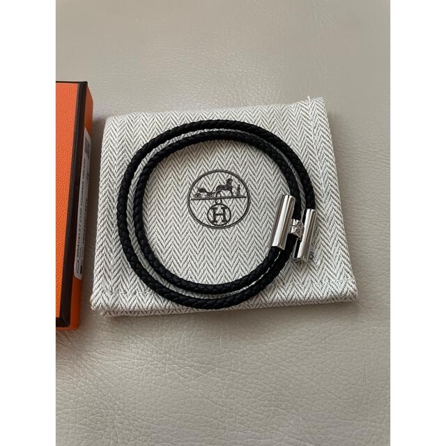 Hermes(エルメス)の《限定お値下げ》入手困難　エルメスレザーブレスレット　トゥルニトレッセ メンズのアクセサリー(ブレスレット)の商品写真