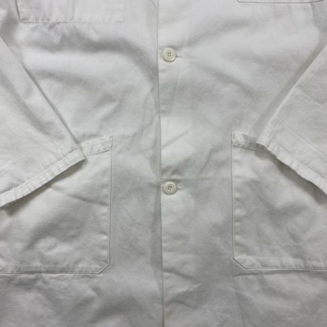 ビンテージ フレンチワークジャケット 白 ホワイト カバーオール 3