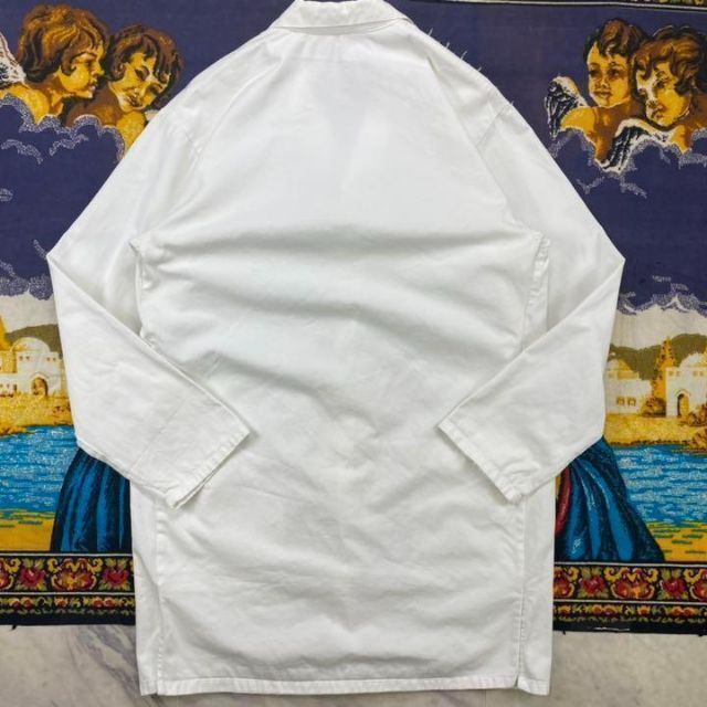 ビンテージ フレンチワークジャケット 白 ホワイト カバーオール 8