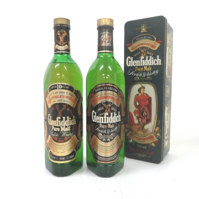 未開封★Glenfiddich【グレンフィディック】 ピュアモルト 2本セット 750/760ml 箱付