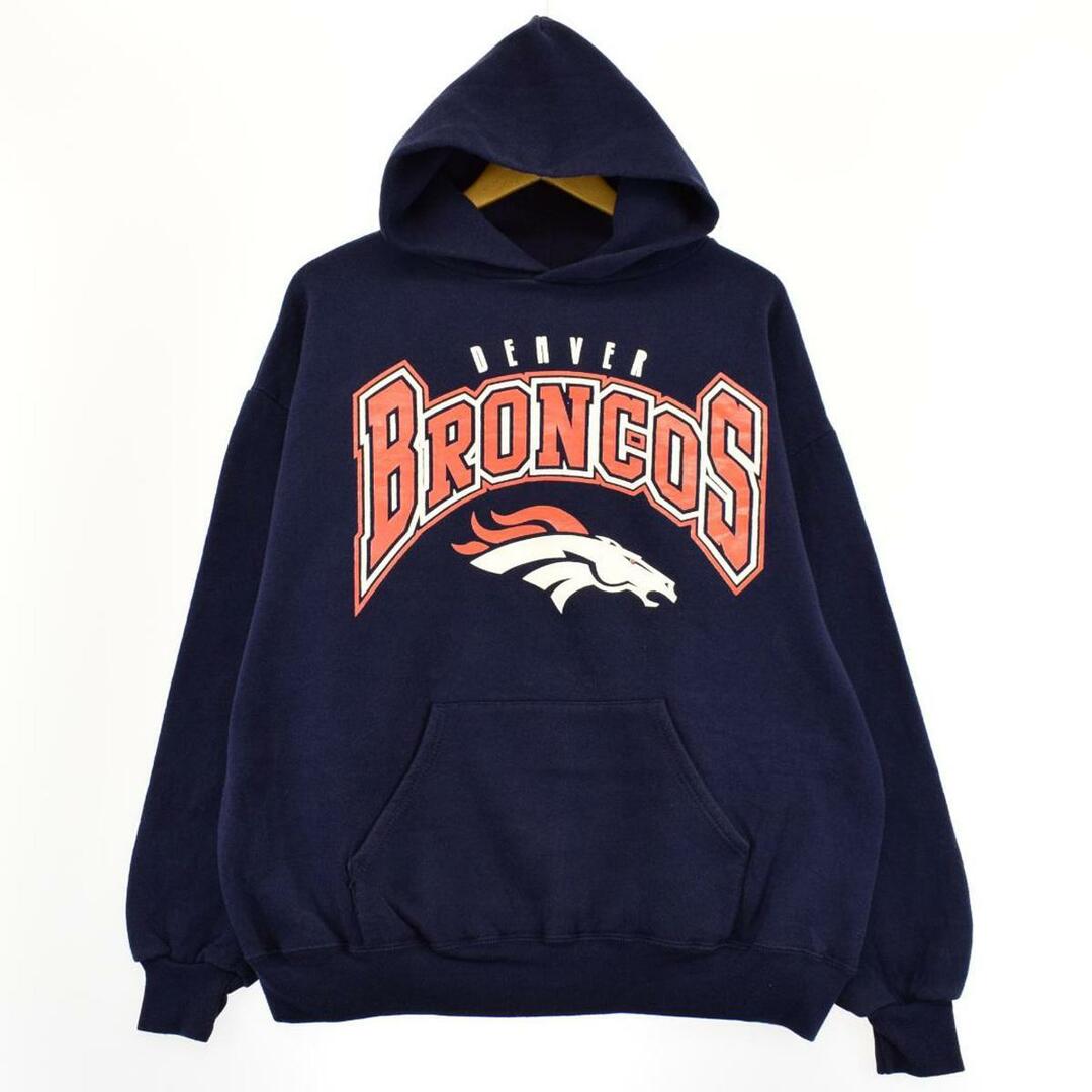 ジャージーズ Jerzees NFL DENVER BRONCOS デンバーブロンコス スウェットプルオーバーパーカー USA製 メンズXL /eaa279655