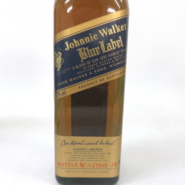 未開封★Johnny Walker【ジョニーウォーカー】 ブルーラベル 750ml 冊子付 箱付