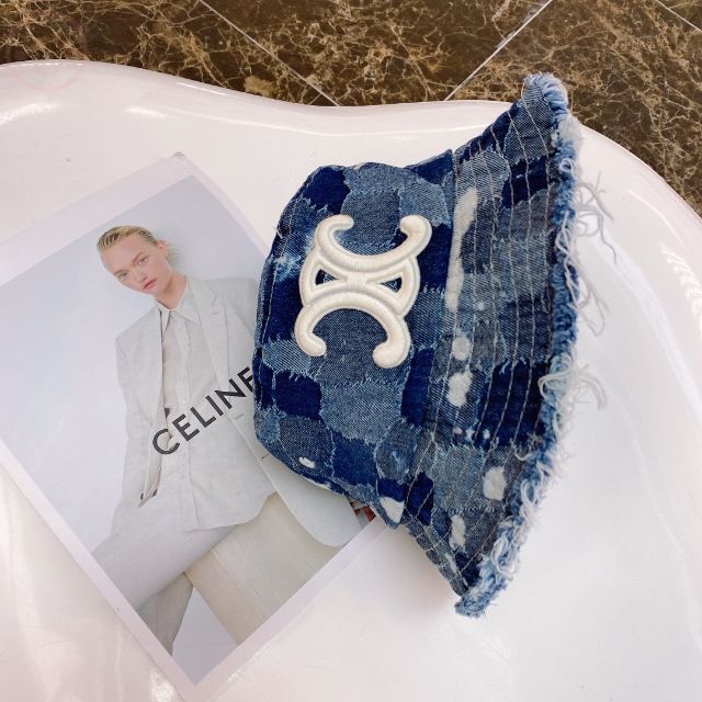 最前線の celine - ■▲セリーヌ▆ハット♦2カラーデニム█♣ ハット 最前線の celine - ■▲セリーヌ▆ハット♦2カラーデニム█♣ ハット