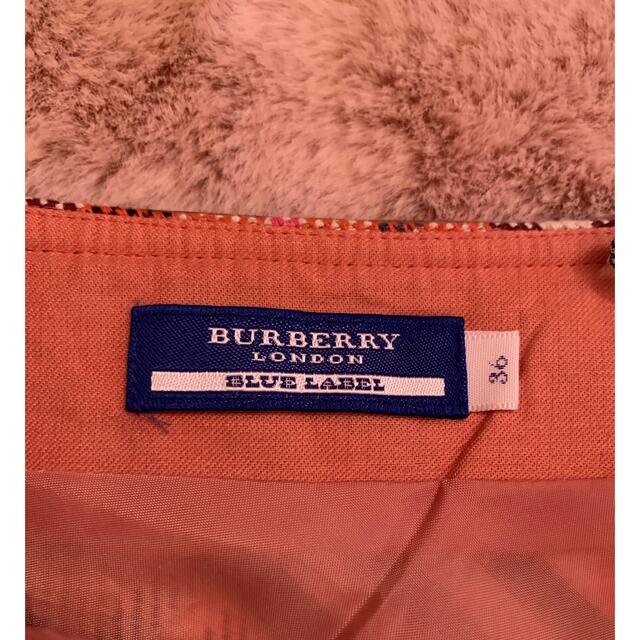 BURBERRY(バーバリー)のBURBERRY BLUE LABELノバチェック 巻き スカート レディースのスカート(ミニスカート)の商品写真