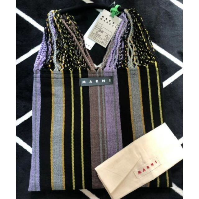 お買得】 残りわずか MARNIマルニフラワーカフェ ハンモックバッグ ...
