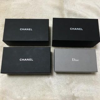 シャネル(CHANEL)のシャネル ディオール 空箱 サングラス 4点セット(ショップ袋)