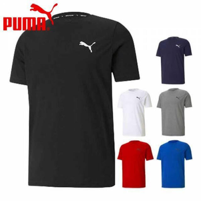 PUMA(プーマ)のプーマ Tシャツ 半袖 ワンポイント機能Tシャツ PUMA  ネイビー メンズのトップス(Tシャツ/カットソー(半袖/袖なし))の商品写真