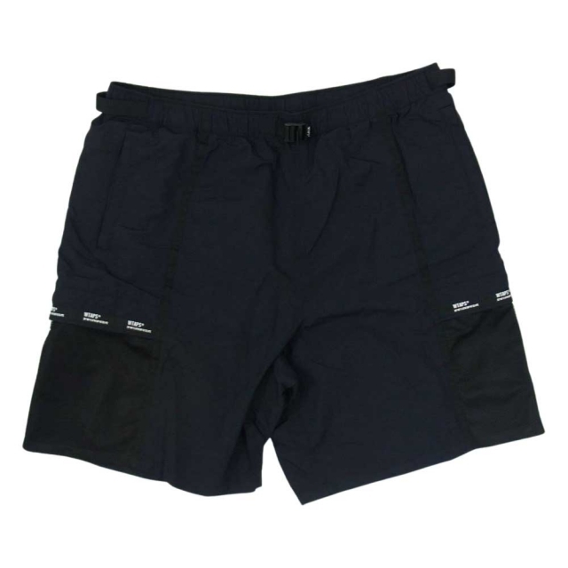 WTAPS ダブルタップス ショートパンツ 20SS 201TQDT-PTM02 TRACKS SHORTS トラック ナイロン ショーツ ハーフ パンツ ダークネイビー系 03約20cmもも幅