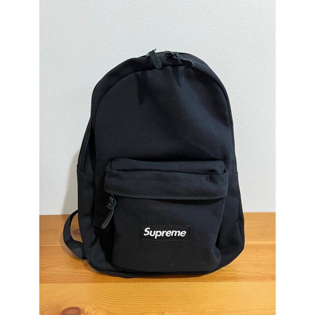supreme Canvas Backpack Black ブラック