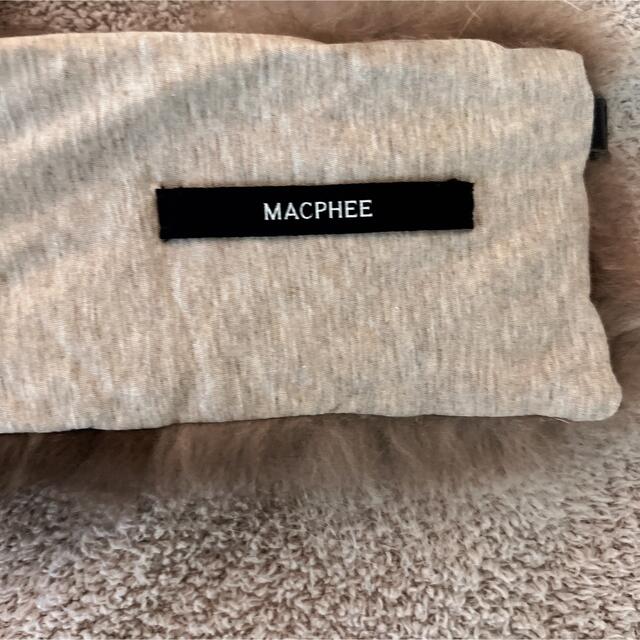 MACPHEE(マカフィー)の【美品】MACPHEE ファーストール レディースのファッション小物(マフラー/ショール)の商品写真