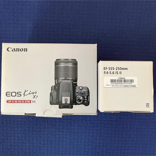 日本最級 Canon - ダブルズームキット KISS7 EOS Canon デジタル一眼