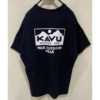 カブー(KAVU)の＊カブー KAVU ロゴ 半袖Tシャツ トップス XL(Tシャツ/カットソー(半袖/袖なし))