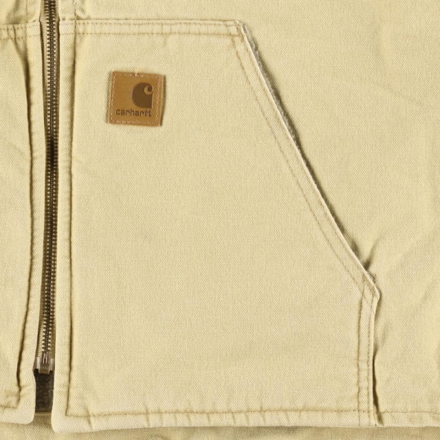 古着 ビッグサイズ カーハート Carhartt ダック地ベスト メンズXXXL