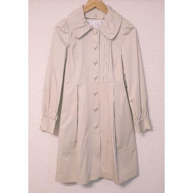 襟2way春秋コート レディースのジャケット/アウター(スプリングコート)の商品写真