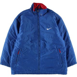 ナイキ(NIKE)の古着 90年代 ナイキ NIKE バックロゴ 中綿ジャケット パファージャケット メンズXL ヴィンテージ /eaa285069(ダウンジャケット)