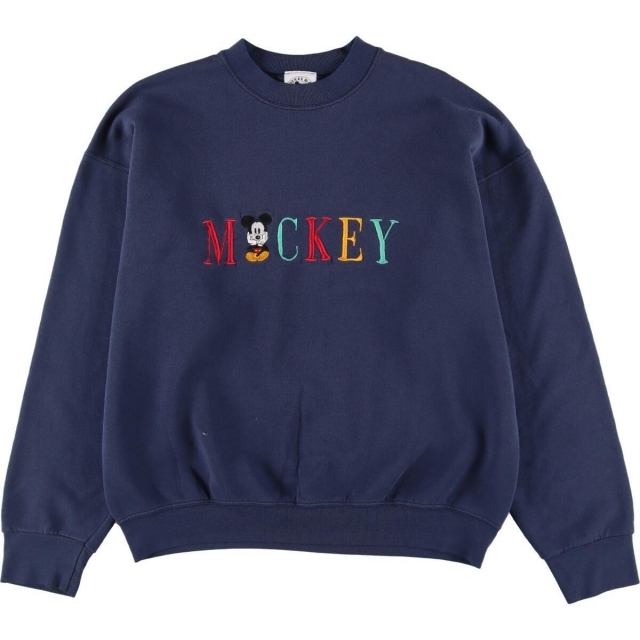 MICKEY＆CO MICKEY MOUSE ミッキーマウス キャラクタースウェットシャツ トレーナー メンズXL /eaa283390