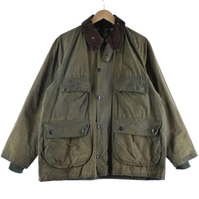 古着 80～90年代 バブアー Barbour BEDALE ビデイル 旧3ワラント 4つ