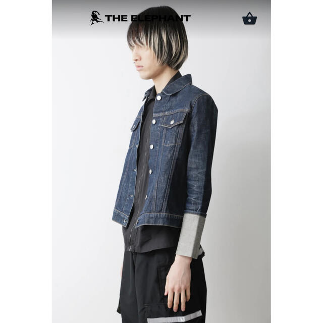 HELMUT LANG 本人期 1999年 袖折り返しデニムジャケット