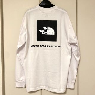 ザノースフェイス(THE NORTH FACE)の【新品】THE NORTH FACE  BACK SQUARE LOGO TEE(Tシャツ/カットソー(七分/長袖))