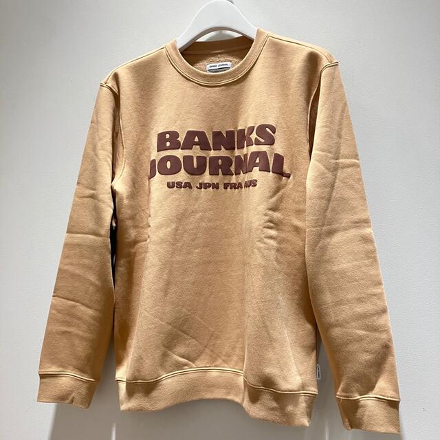 BANKS JOURNAL(バンクスジャーナル)のBANKS Mサイズ AFL0351 フロント RYEカラー 新品未使用です！ メンズのトップス(スウェット)の商品写真