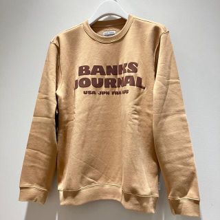 バンクスジャーナル(BANKS JOURNAL)のBANKS Mサイズ AFL0351 フロント RYEカラー 新品未使用です！(スウェット)