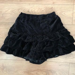 ポンポネット(pom ponette)の160 Pom ponette junior L ベロア　フリル　ショートパンツ(パンツ/スパッツ)