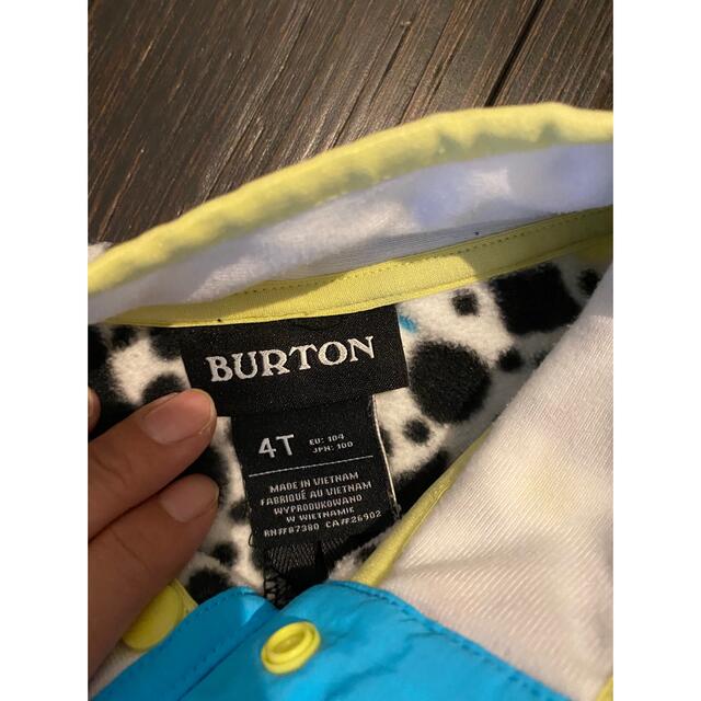 BURTON(バートン)のBURTON バートン　フリース素材　セットアップ　100cm かわいい　4T キッズ/ベビー/マタニティのキッズ服男の子用(90cm~)(その他)の商品写真