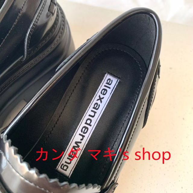 新品未使用 Alexander wang プラットフォーム ローファー37 - concept