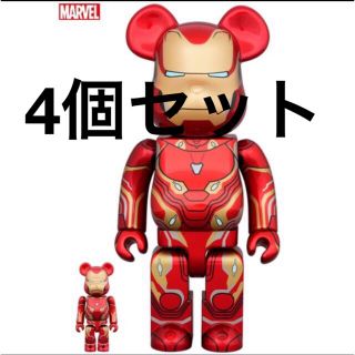 ベアブリック(BE@RBRICK)のBE@RBRICK IRON MAN MARK 50 100％ & 400％(その他)