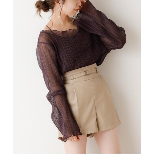 who's who Chico - 新品未使用タグ付き chico プリーツメローシアー