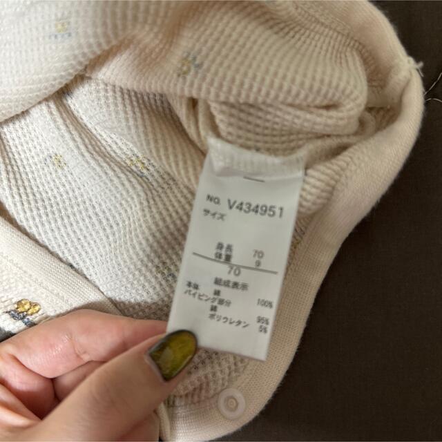 アプレレクール ロンパース キッズ/ベビー/マタニティのベビー服(~85cm)(ロンパース)の商品写真