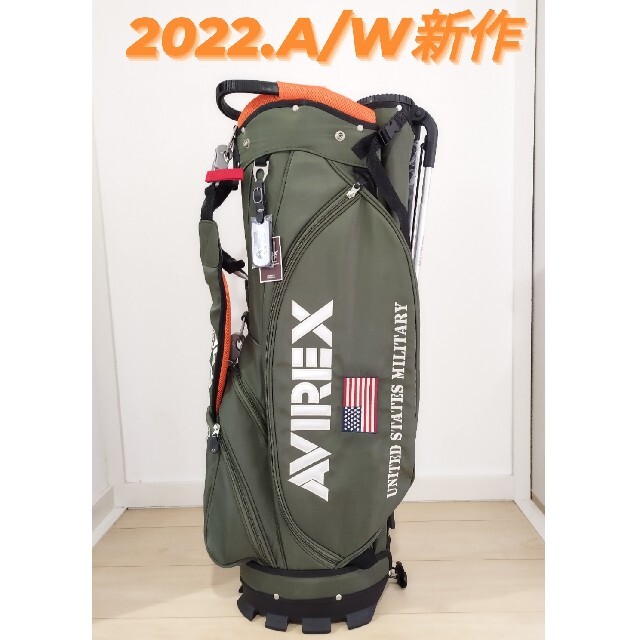 AVIREX GOLF セルフスタンド付キャディバッグ