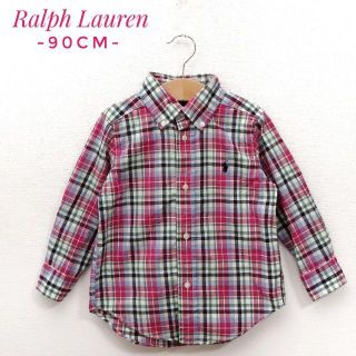 ラルフローレン(Ralph Lauren)の✨emiliaさん用✨ラルフローレン　長袖シャツ　チェック柄　90cm(ブラウス)